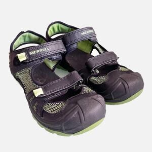 Merrell Black and Green Outdoor Sandals Amazon.com | Merrell Hydro Hiker Running Shoe (Toddler  main image 3